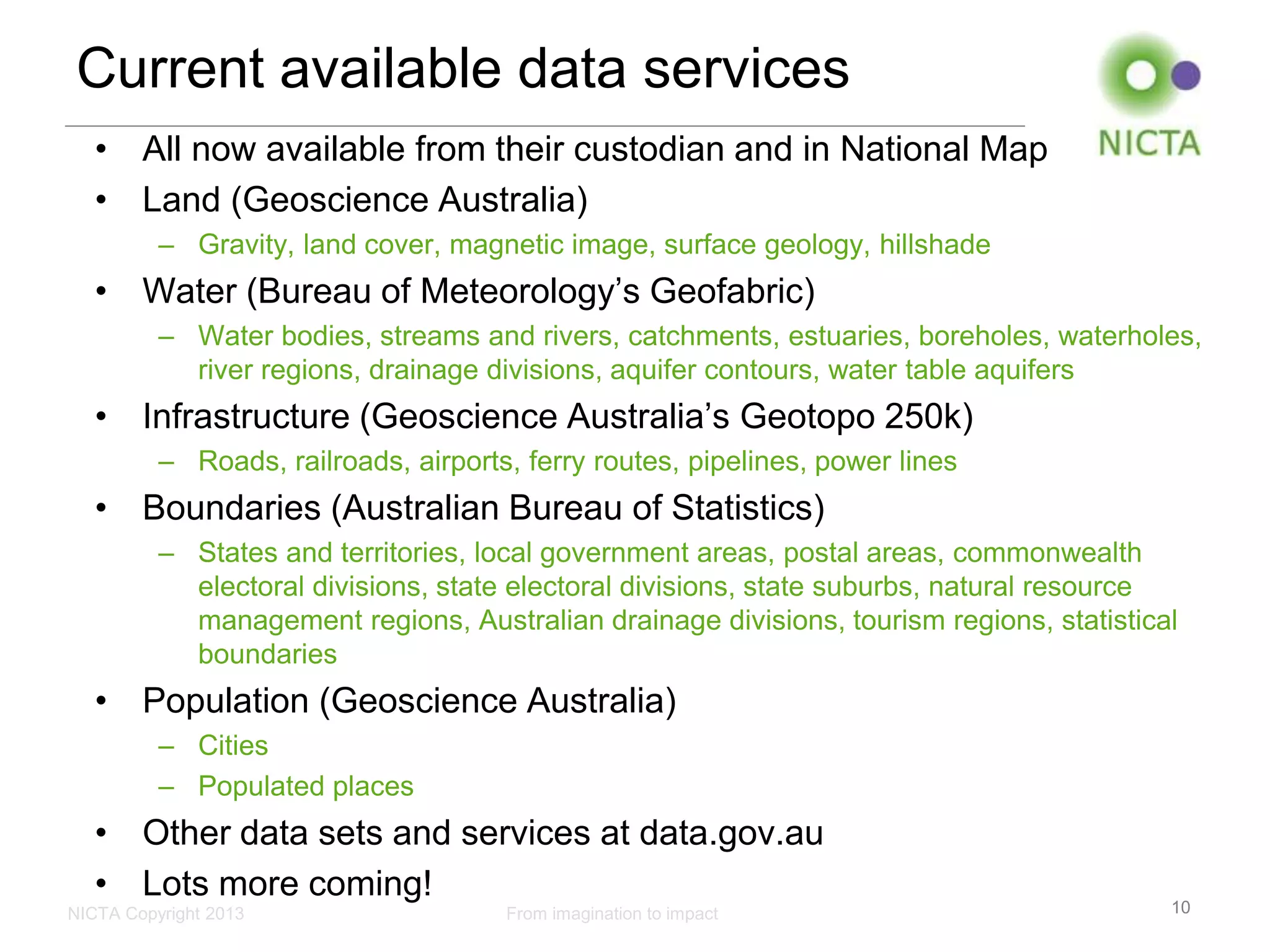 Geoscience Australia National Map | PPTX