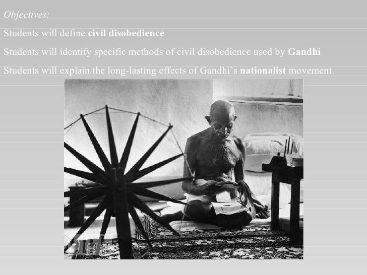 Why did king and gandhi use civil disobedience