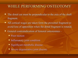 osteotomies around hip by dr gandhi | PPT