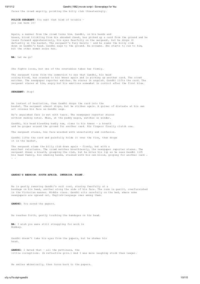 movie script template