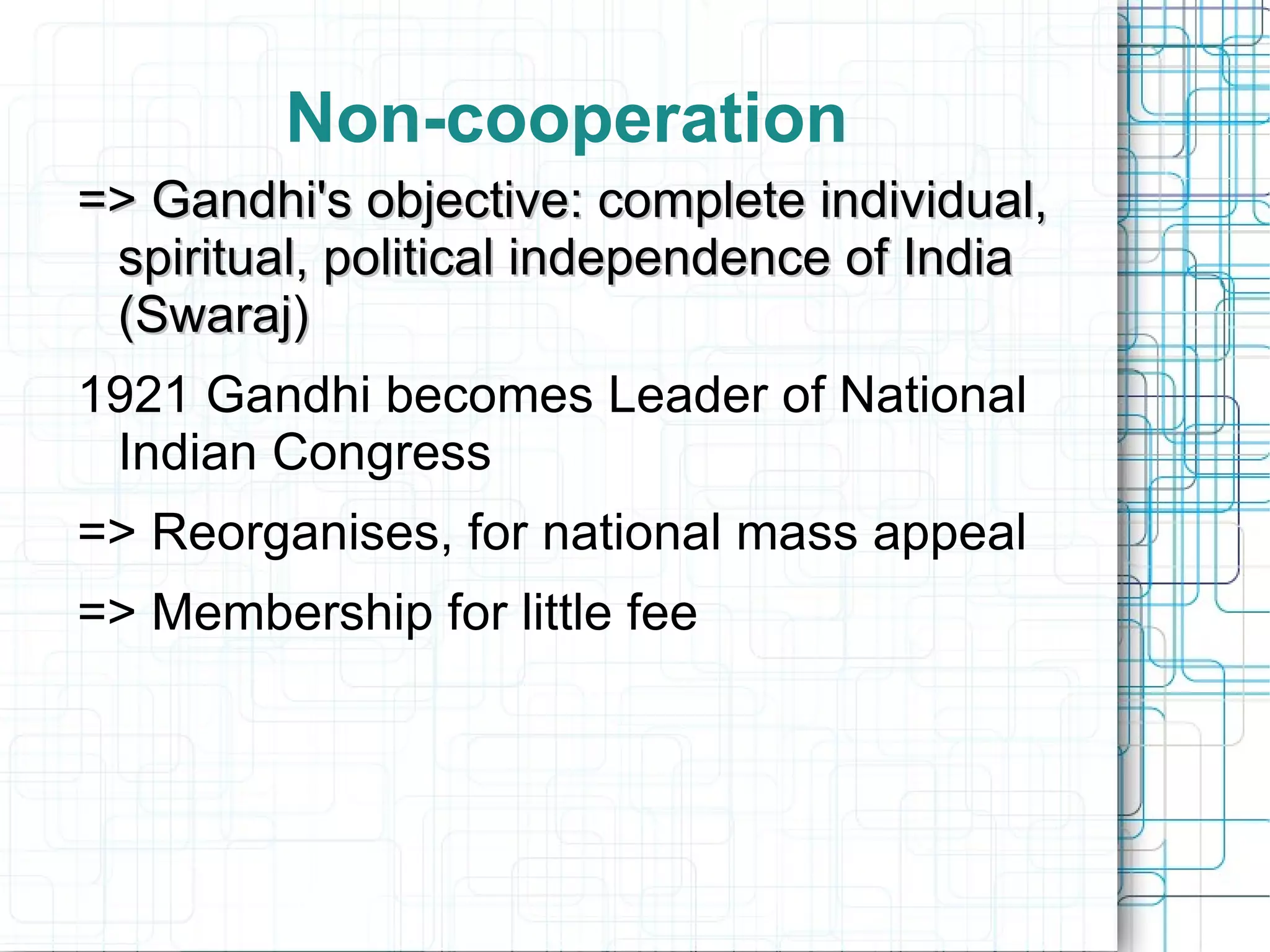 2 Oct. (Birthday of Gandhi) is the “International Day of Non-Violence” 
