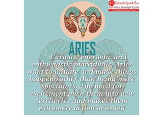 Aries - Aries Daily Horoscope at ganeshaspeaks.com
