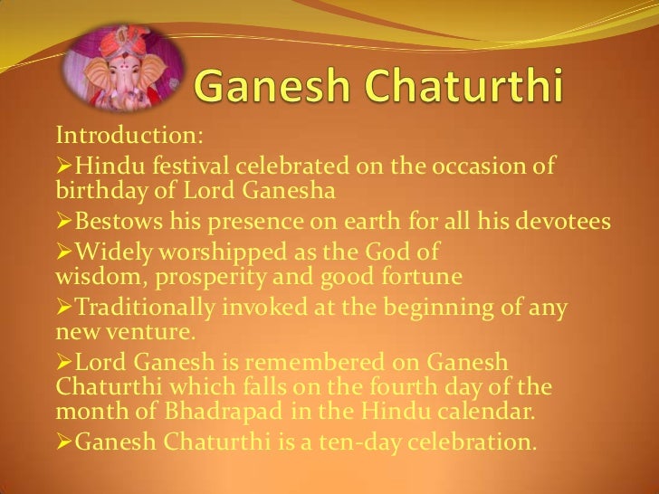 Ganesh Chaturthi Essay in English | + Words Essay