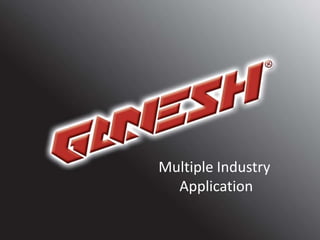 Multiple Industry
Application
 