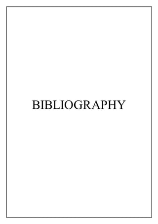 BIBLIOGRAPHY
 