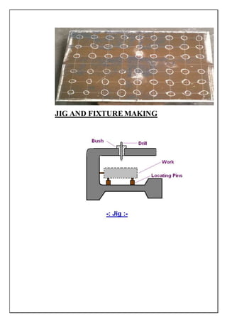 JIG AND FIXTUREMAKING
 