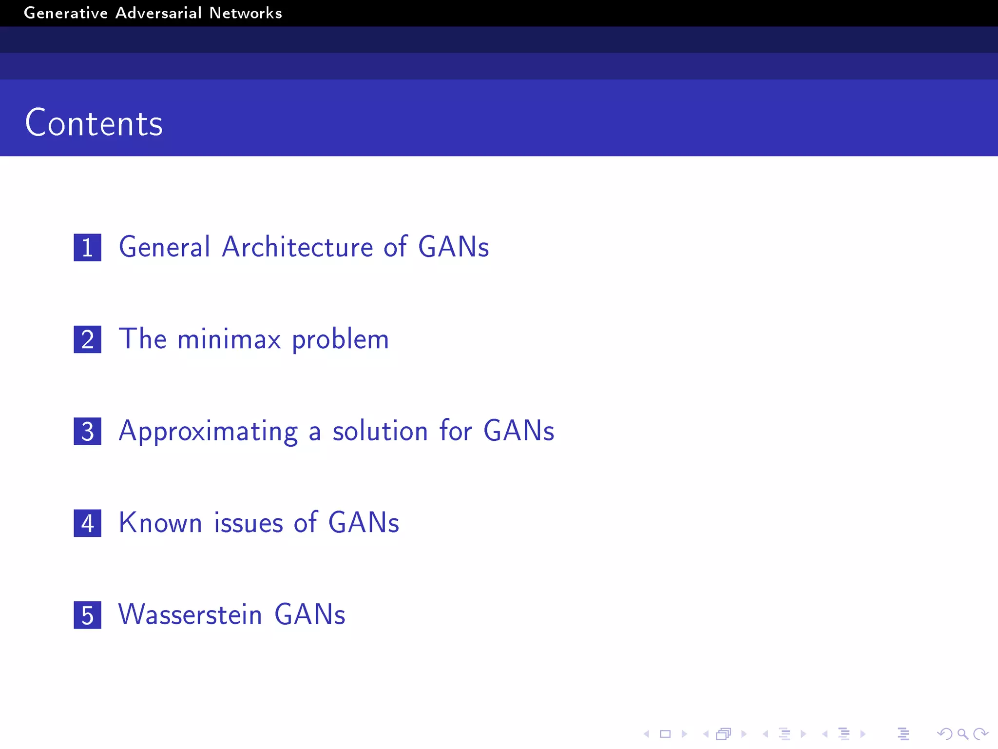 Introduction to Generative Adversarial Networks | PPT