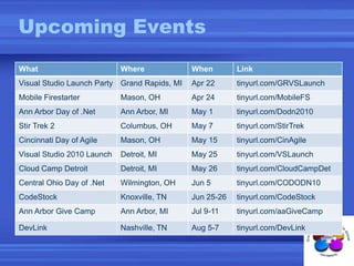 Upcoming Events