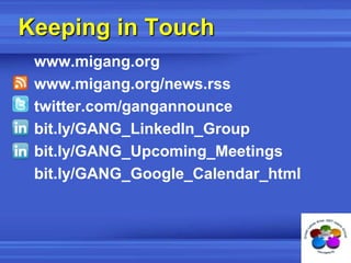 Biggby Coffee, 26185 Evergreen Rd.“This is an informal meetup of people interested in learning from one another. Bring your laptop and pair up with someone to work on an open source project, learn a new technique, or even dabble in a new language. There is no agenda or specific topic, just a time set aside for people to pair.”Source: http://mvwood.com/blog/bitslingers-4-6-2009/Motor City CodeslingersTinyUrl.com/Codeslingers