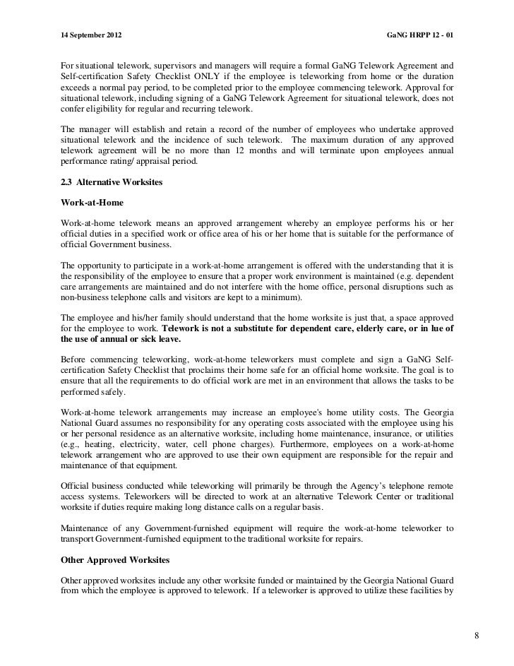 telework agreement template telecommuting zoro blaszczak co telework agreement template telecommuting zoro blaszczak co