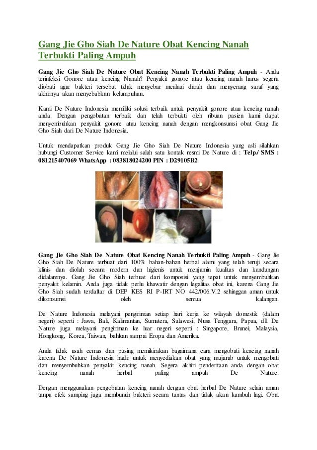 Herbal De Nature Di Malaysia - Jurnal Sipilis