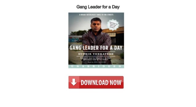 gang leader for a day free pdf download