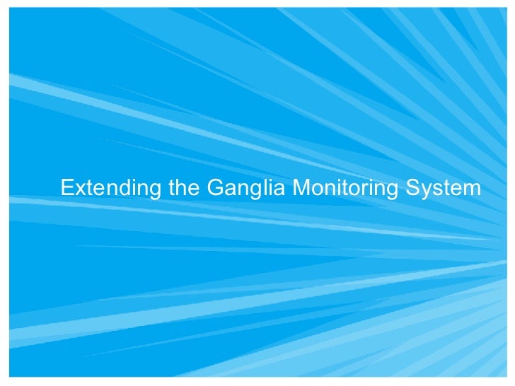 Ganglia Monitoring Tool