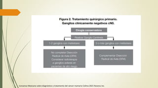 Consenso Mexicano sobre diagnóstico y tratamiento del cáncer mamario Colima 2021 Novena rev.
 