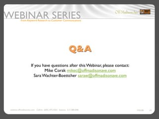 Verbal Cue Webinar