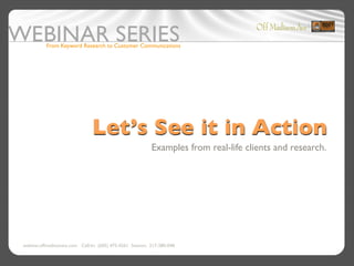 Verbal Cue Webinar