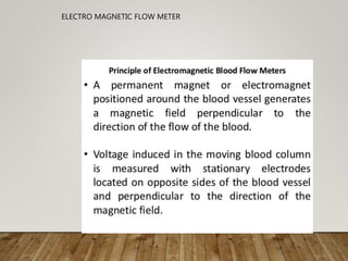 8
ELECTRO MAGNETIC FLOW METER
 