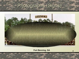 Photographs (Signs) Fort Benning, GA 
