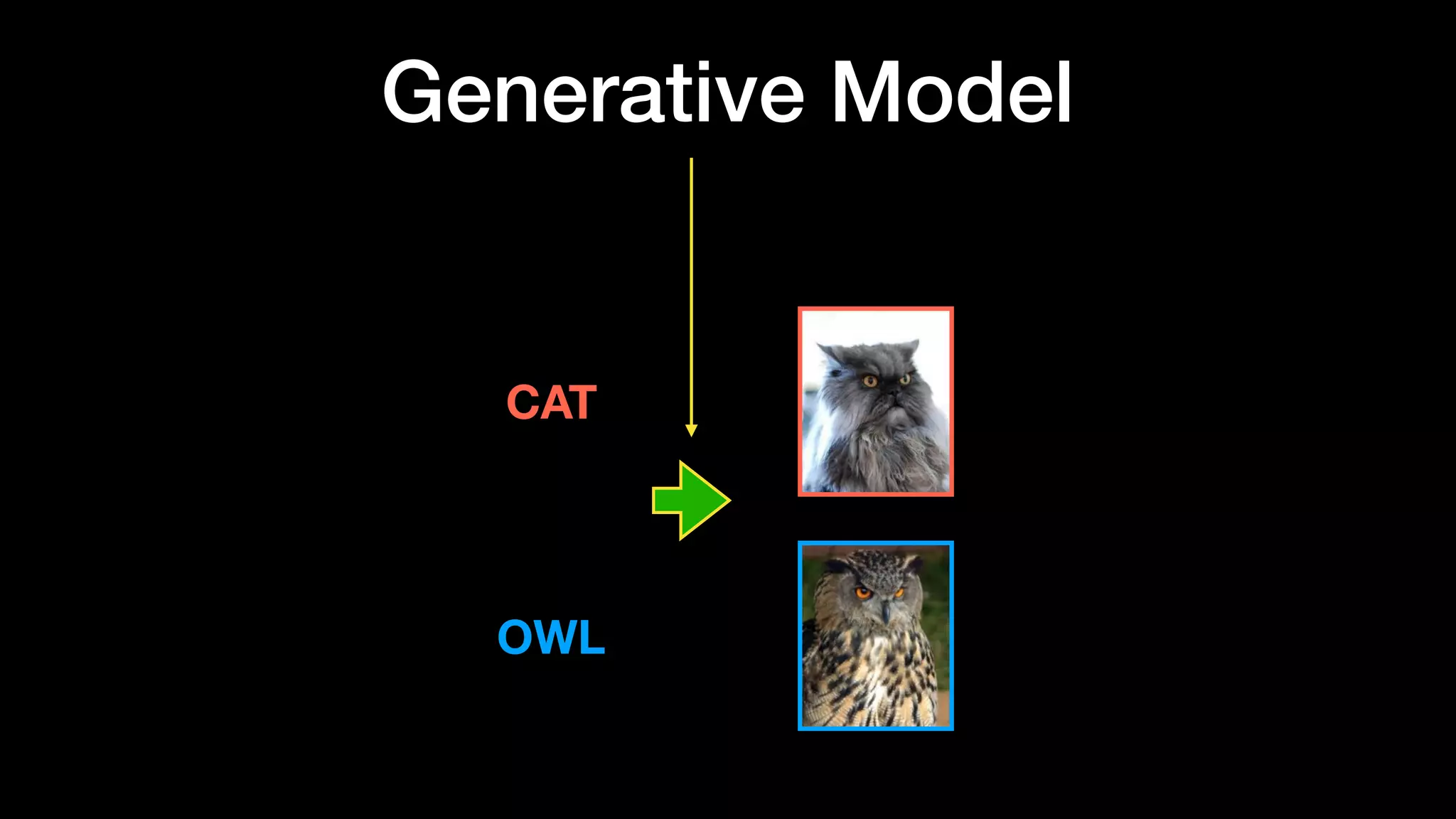 CAT
OWL
Generative Model
 