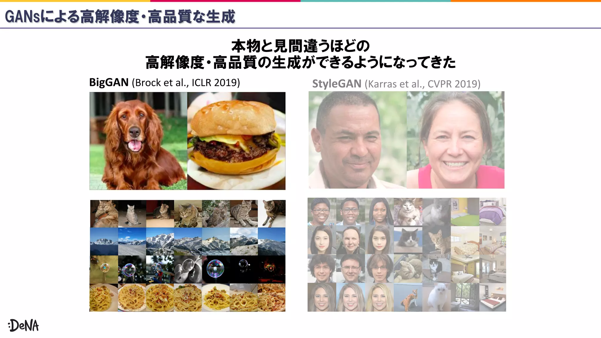 BigGAN (Brock et al., ICLR 2019) StyleGAN (Karras et al., CVPR 2019)
 