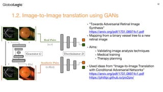 Usage of Generative Adversarial Networks (GANs) in Healthcare | PPTX