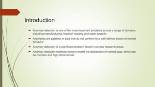 Anomaly Detection Using Generative Adversarial Network(GAN) | PPTX