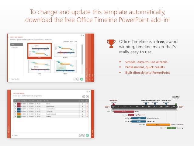 editable powerpoint gantt chart timeline template for project managem