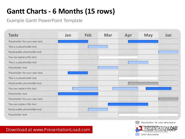 powerpoint gantt charts template