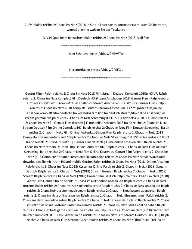 Ralph Reichts 2 Stream Hd Ralph Reichts 2 Stream Hd