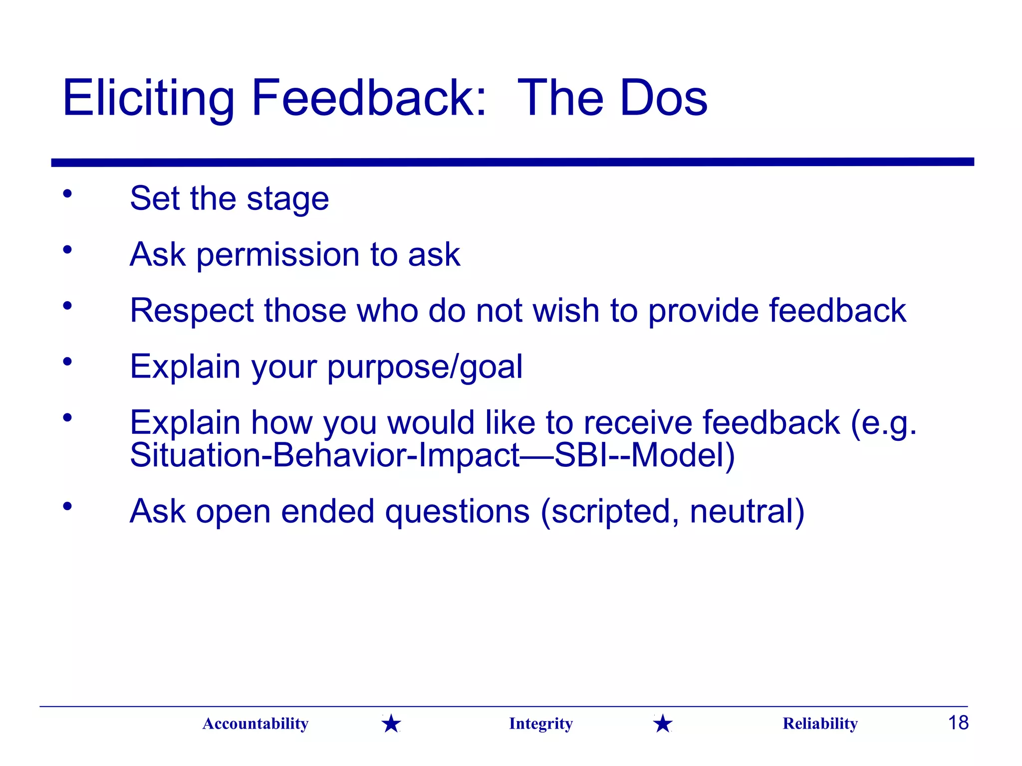 The Art of Giving and Receiving Feedback | PPT