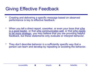 The Art of Giving and Receiving Feedback | PPT