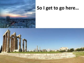 So I get to go here…
 