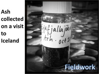 Individual
Ash
collected
on a visit
to
Iceland
 