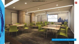 Sala Multiuso: 3 Salas de Reunião ou Auditório
...::: www.brunoiMob.com.br :::...
 