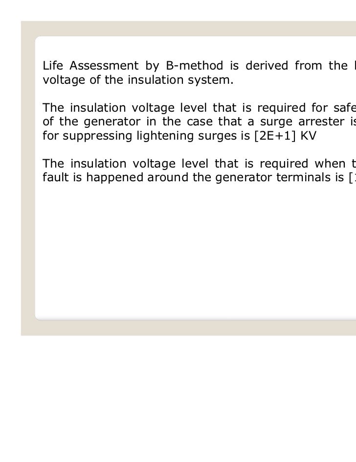 Generator Assessment Process Level 2