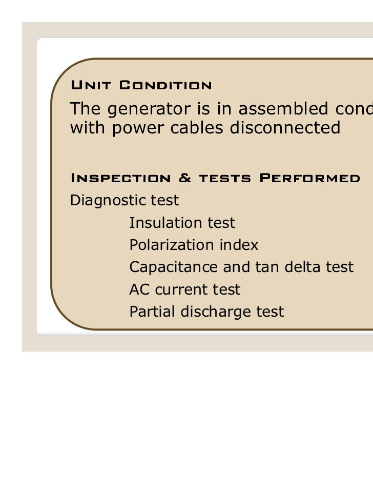 Generator Assessment Process Level 2