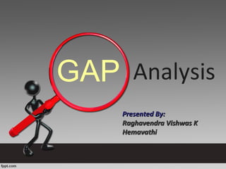 AnalysisGAP
Presented By:Presented By:
Raghavendra Vishwas KRaghavendra Vishwas K
HemavathiHemavathi
 