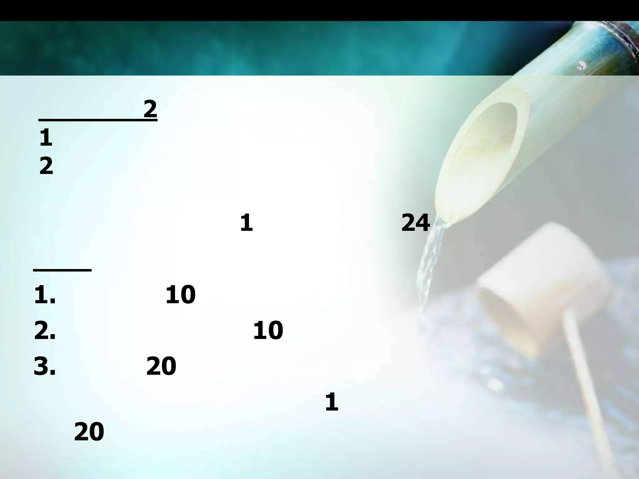 ขั้นตอนที่ 21. ขี้เถ้าจากไม้เนื้อแข็ง2. น้ำเปล่าวิธีการทำนำขี้เถา หมักในน้ำ 1 ลิตรเป็นเวลา 24 ชั่วโมง ใช้แต่น้ำใสๆที่อยู่ด้านบนเท่านั้นวิธีใช้1. สารขมิ้น 10 ซี.ซี.2. สารเปลือกมังคุด 10 ซี.ซี.3. น้ำด่าง 20 ซี.ซี.นำส่วนผสมทั้งหมดผสมน้ำ1  ลิตร แล้วนำไปขยายต่ออีก 20 ลิตร เติมน้ำยาล้างจานเล็กน้อย นำไปฉีดข้าวในช่วงเย็น เป็นสูตรป้องกัน และรักษาโรค