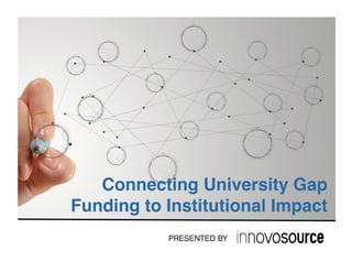 Connecting University Gap
Funding to Institutional Impact
 