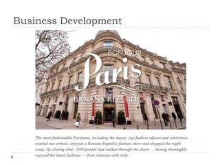 Business Development
 