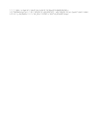 '€^€³€€##õ~€s€ðæÞ€M^>€H#nÛ€§êi%üf
M€Ã¹7#€ÃB«£Â*¶=ÃØ©Ñ<ÑèÝ#É;i
€=Ì€"##Ý#m9nîpöªø+|€²÷Ã€€€#TùÓ$€U€¿êÄ[EÙ#*H5Ï· w#L€%Ñ«T#€/Ð€sA Ç¼µHúª€ák#€>€ê#ë€
>×9€>4~€¿.Ré[ÄèKñr€€-€€:¹ØJ_#§o€€¤ïÛ#Ò·z`#ú¼°t@¡#¢éóÁÔ€6úüp×
 