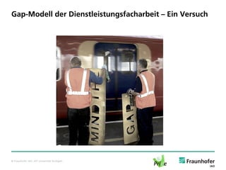 Gap-Modell der Dienstleistungsfacharbeit – Ein Versuch




© Fraunhofer IAO, IAT Universität Stuttgart
 
