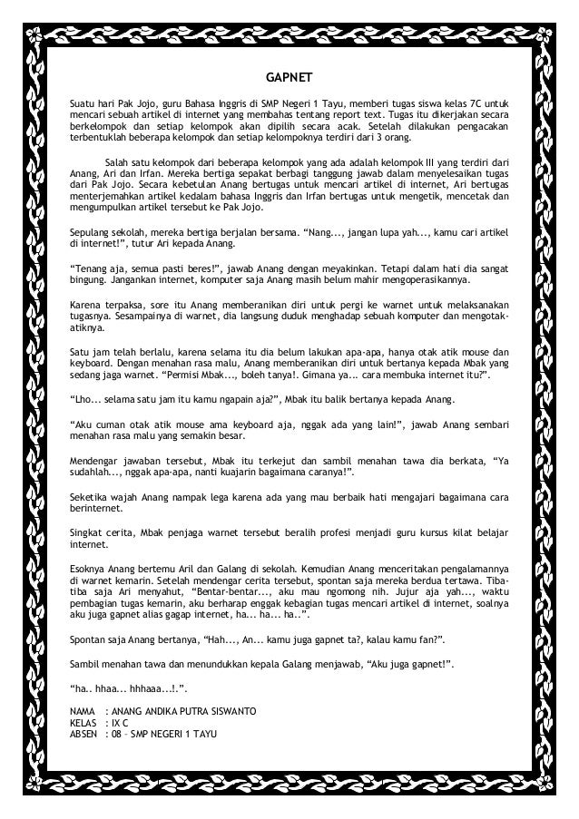 Cerpen Hari Guru Singkat