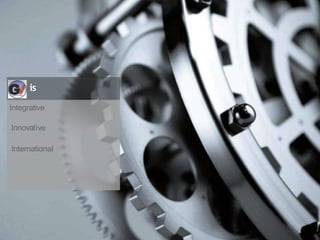 is
Integrative
Innovative
International
 