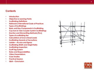 Scaffolding Standard Code Comprehensive Scaffolding Safety Awareness Training and Standards | PPTX