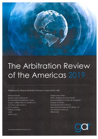 Global Arbitration Review 2019