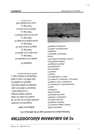 "GARABATO"                                                      Revista del C.P."LA PAZ"




_______________________________________________________________________________________
Número 46   Mayo del 2.012
                                                                                    18
 