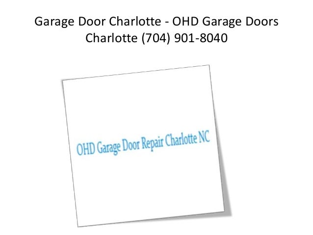 Charlotte Garage Door Repair
