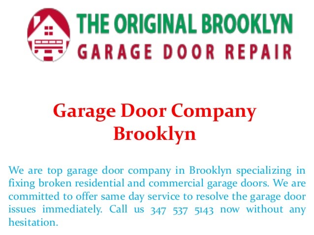 Garage Door Company Brooklyn