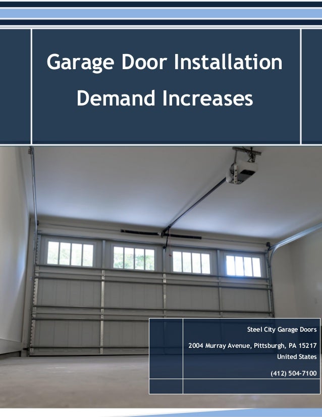 Garage Door Installation Demand Increases